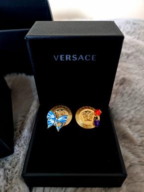 Versace Dua Lipa Butterfly Medusa Earrings 7