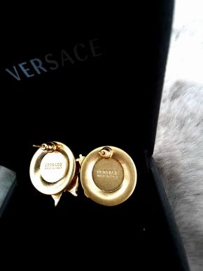 Versace Dua Lipa Butterfly Medusa Earrings 6