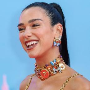 Versace Dua Lipa Butterfly Medusa Earrings 3