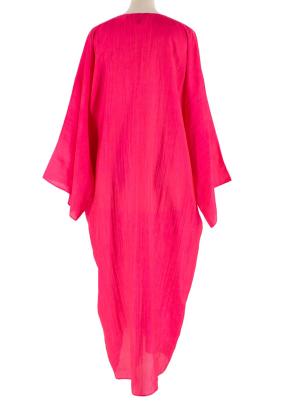 The Rose Ibiza Silk Fuchsia Dress 2