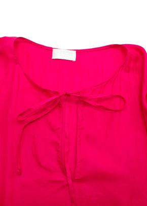 The Rose Ibiza Silk Fuchsia Dress 8