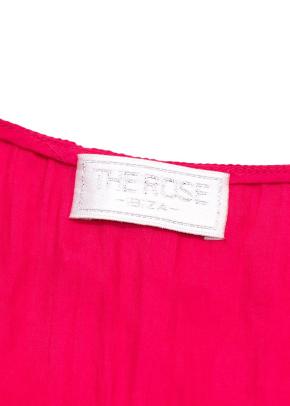 The Rose Ibiza Silk Fuchsia Dress 4
