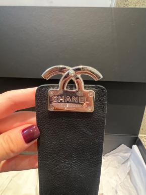Chanel Black  Quilted Leather Shopper Bag 6