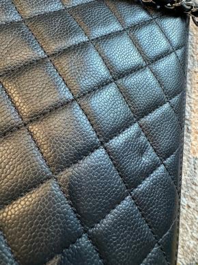 Chanel Black  Quilted Leather Shopper Bag 10