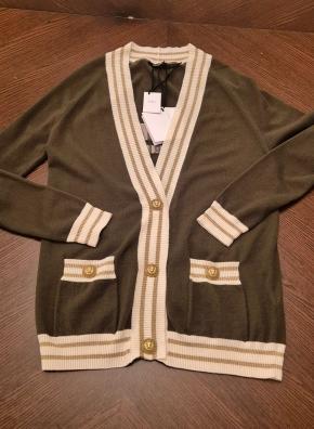 Balmain Brown Cashmere Blend Cardigan 4