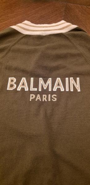 Balmain Brown Cashmere Blend Cardigan 10