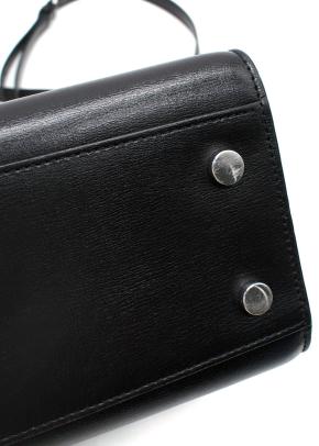 Saint Laurent Black and White Sac Du Jour Bag with Detachable Strap 13