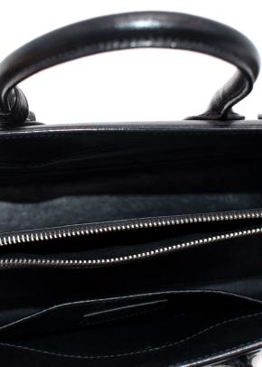 Saint Laurent Black and White Sac Du Jour Bag with Detachable Strap 15