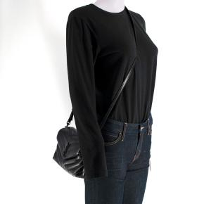Saint Laurent Small Black Lou Lou Crossbody Bag 4