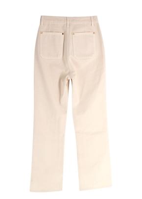 Khaite Off White High Waist Isabelle Jean 8