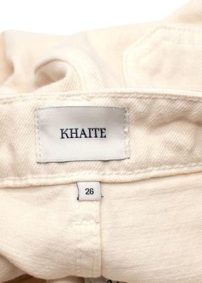 Khaite Off White High Waist Isabelle Jean 2