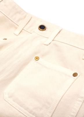 Khaite Off White High Waist Isabelle Jean 5
