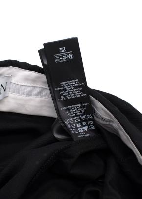 JW Anderson Black Fold Over Trousers with Belt 6