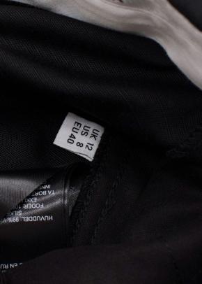 JW Anderson Black Fold Over Trousers with Belt 4