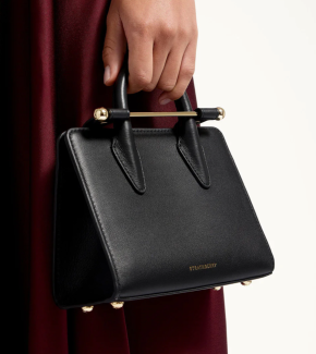 Strathberry Black Nano Tote 3