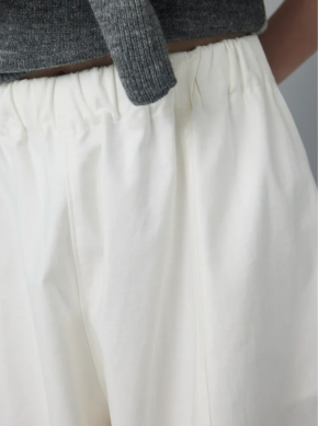 HeRIN.CYE Boyfriend Balloon Pants in White 5