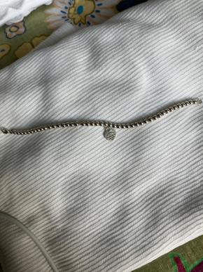 Tiffany Silver Heart Tag Bead Bracelet 4