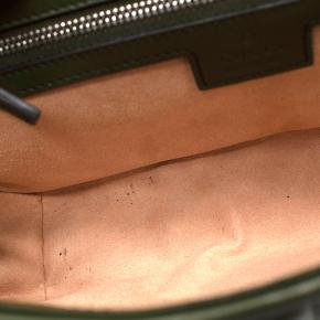 Gucci Dark Olive GG Marmont Medium Flap Bag 15