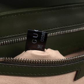 Gucci Dark Olive GG Marmont Medium Flap Bag 18