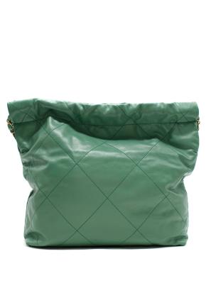 Chanel Small Green 22 Handbag 4