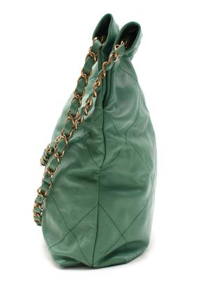 Chanel Small Green 22 Handbag 5