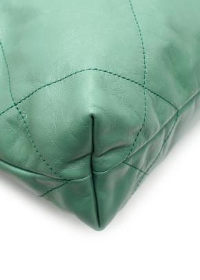 Chanel Small Green 22 Handbag 6