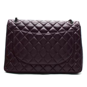 Chanel Jumbo Double Flap Bag in Aubergine 2