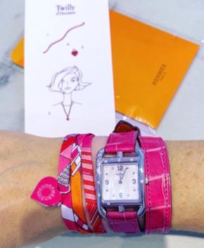 Hermes Limited Edition Small Cape Cod Watch With Straps 18