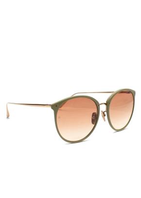 LindaFarrow Kings Sunglasses in Sage 3