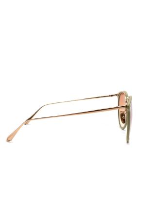 LindaFarrow Kings Sunglasses in Sage 2