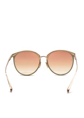 LindaFarrow Kings Sunglasses in Sage 9
