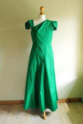 Roland Mouret Green Cap Sleeved Midi Dress 2