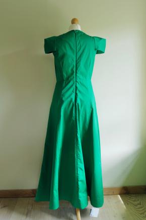Roland Mouret Green Cap Sleeved Midi Dress 3