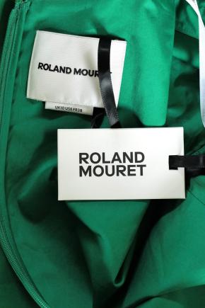 Roland Mouret Green Cap Sleeved Midi Dress 5
