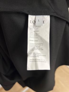 Loewe Black Draped Cotton Dress 7