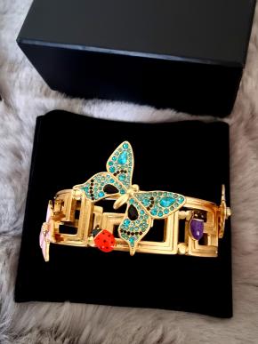 Versace X Dua Lipa Butterfly Cuff Bracelet 6