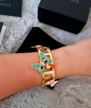 Versace X Dua Lipa Butterfly Cuff Bracelet 7