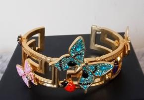 Versace X Dua Lipa Butterfly Cuff Bracelet 4