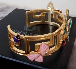 Versace X Dua Lipa Butterfly Cuff Bracelet 9