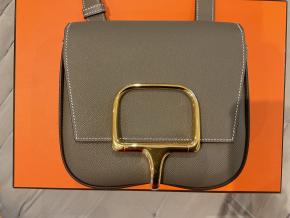 Hermes Etoupe Epsom Mini Della Cavalleria 2