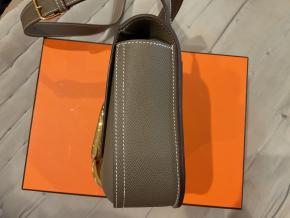 Hermes Etoupe Epsom Mini Della Cavalleria 4