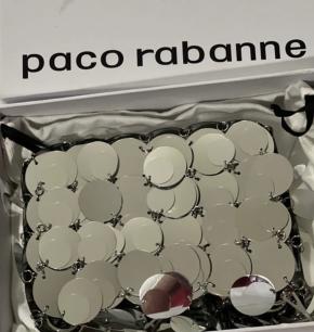 Paco Rabanne Silver Disc Sparkle Bag 2
