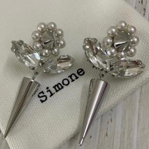 Simone Rocha Crystal Flower Earrings 4