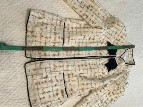 Chanel By The Sea Collection Gold And White Tweed Jacket 23