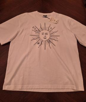 Jacquemus Sun Print White Cotton T-Shirt 4