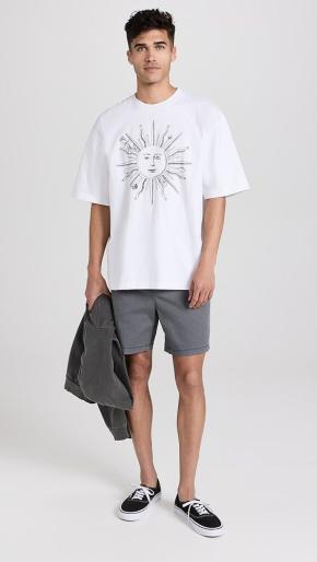 Jacquemus Sun Print White Cotton T-Shirt 2