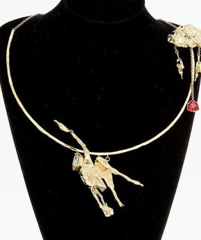 Valentino x Le Blanc Gold Plated Necklace 3