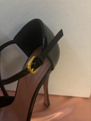 Amina Muaddi Black Patent Angelica Pumps 7