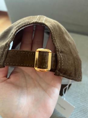 Celine Brown Cord Baseball Cap 3