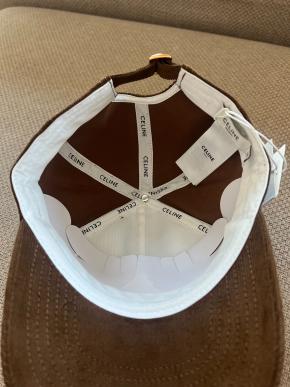 Celine Brown Cord Baseball Cap 5
